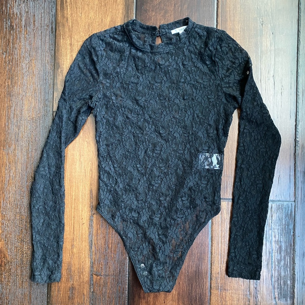 BAR lace body suit